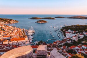 An image showing the beautiful coast of Hvar