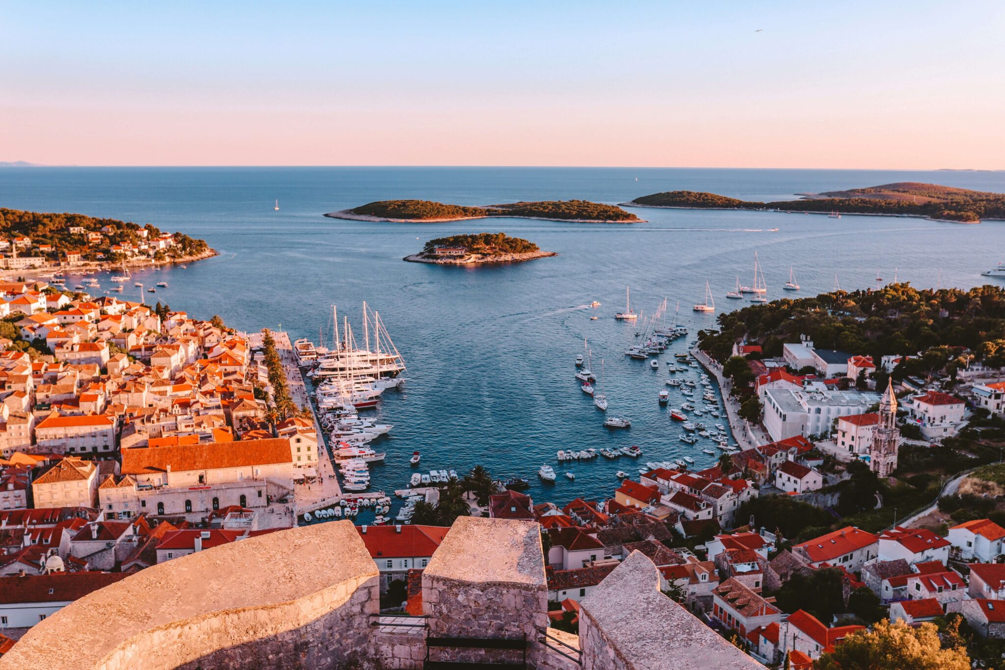 An image showing the beautiful coast of Hvar